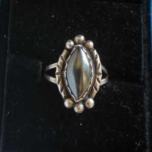 Sterling Silver & Hemitite Ring